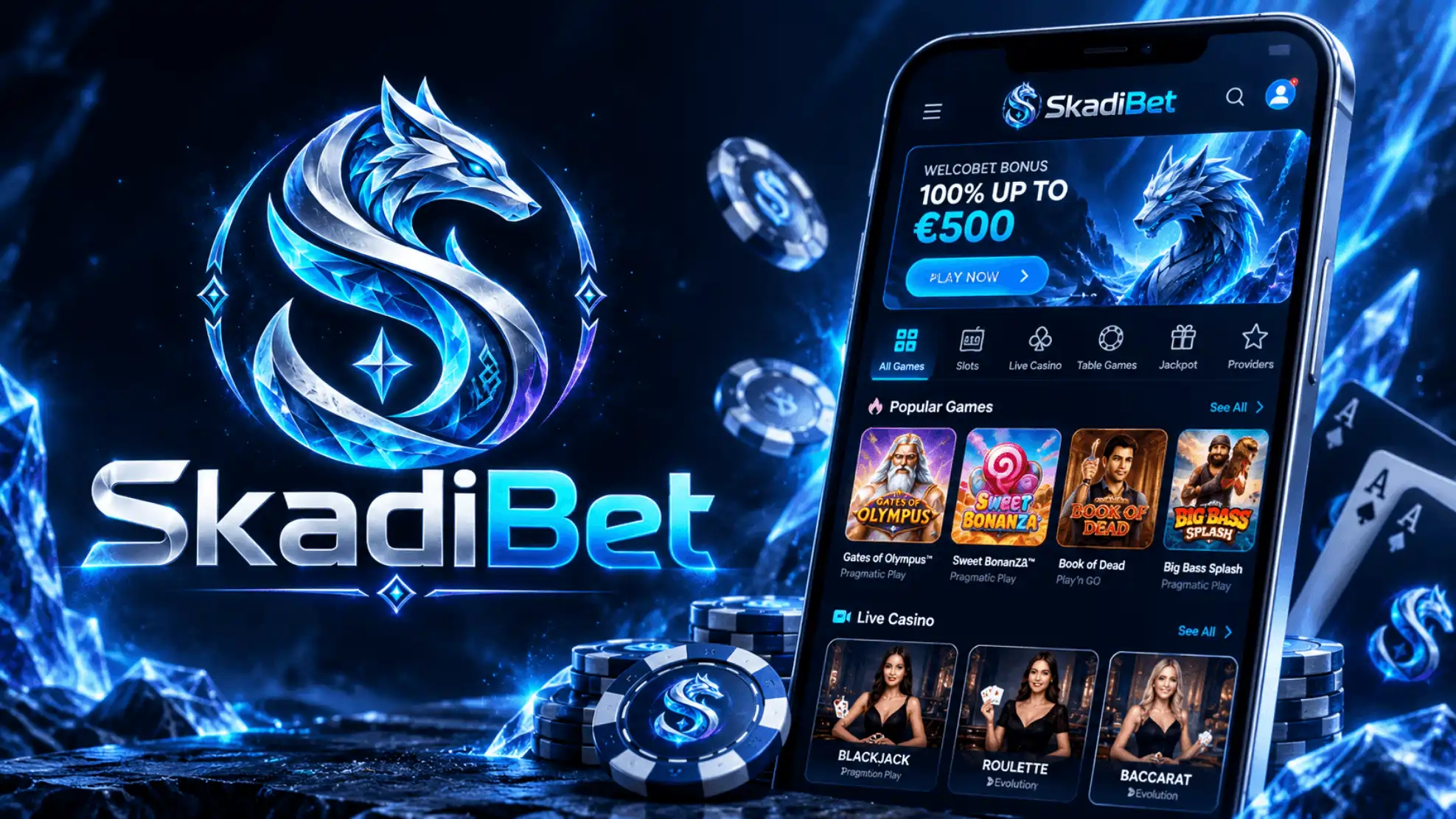 SkadiBet Casino App Screenshot